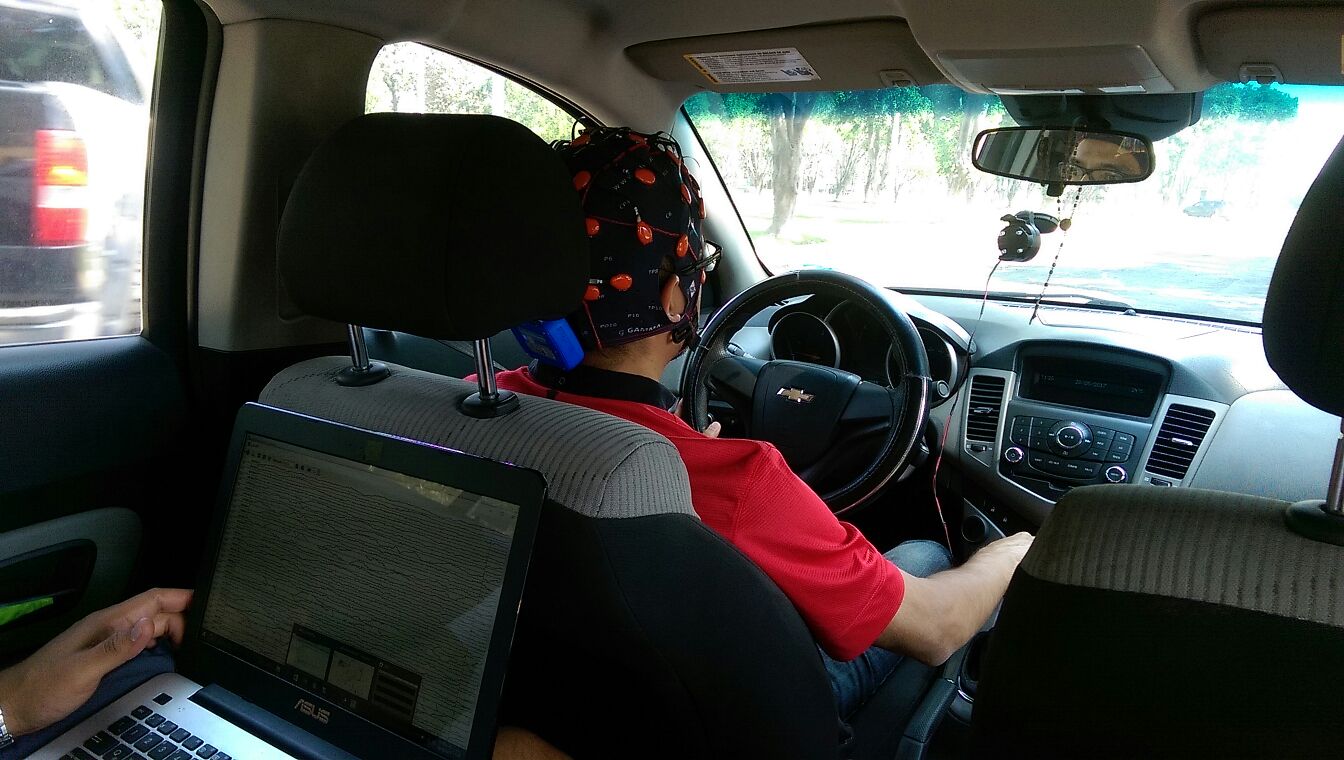 Driving simulation setup