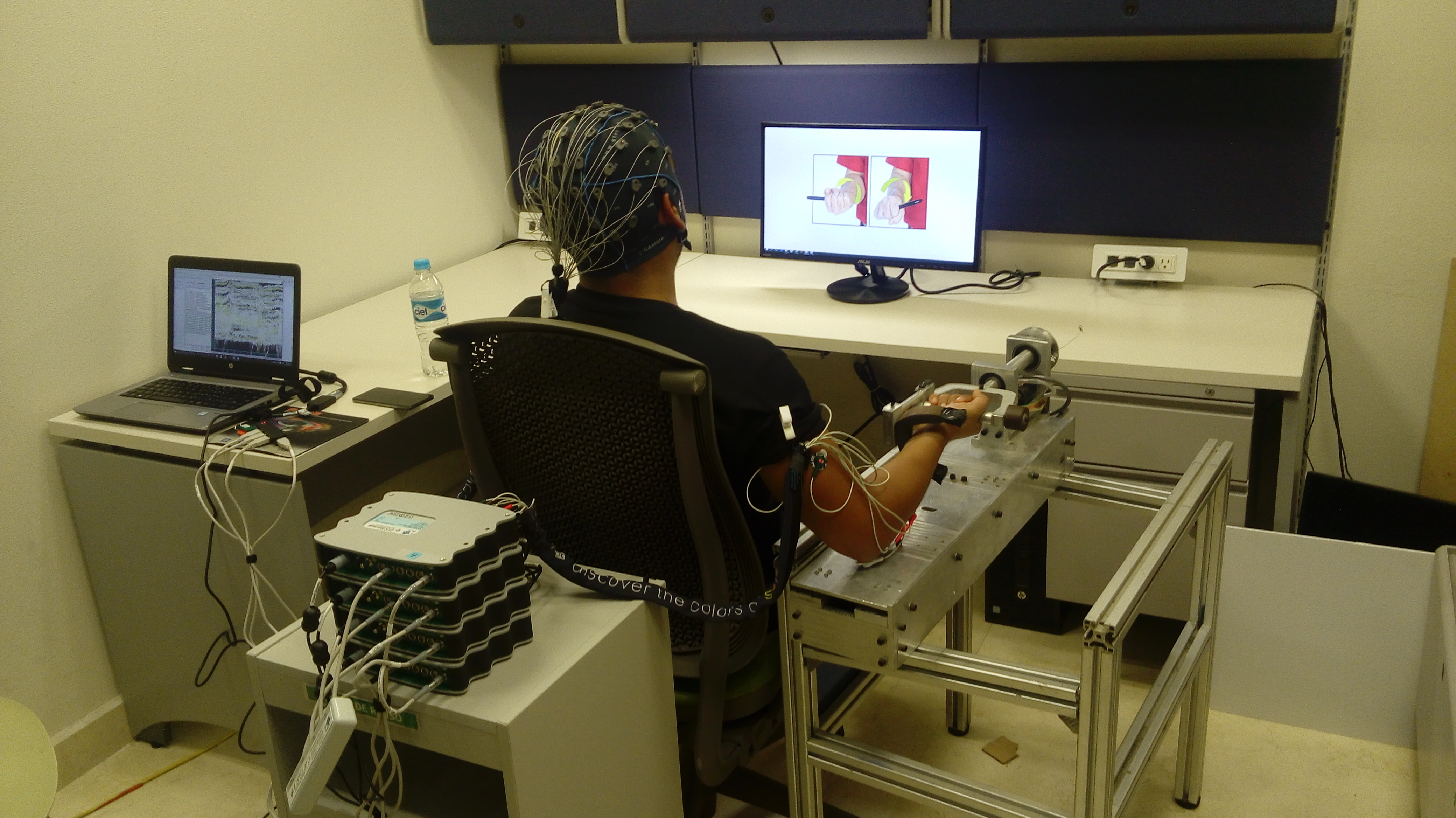 EEG recording during movement